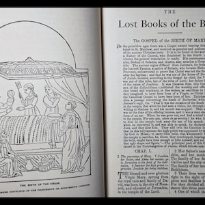 1963 Lost Books of The Bible Forgotten Eden Spiritual Book Occult Old New Testament Jesus