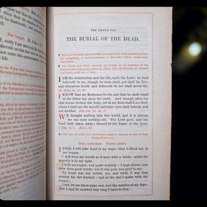 1849 Holy Prayer Book Old New Testament Spiritual Antique Catholic Christian Book Psalms