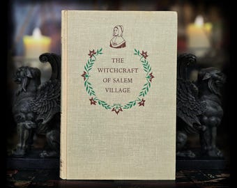 1956 Salem Witchcraft Book Witch Trials Witchcraft Occult Vintage  Gallows Hill Sorcery