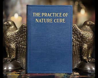 1931 Homeopathy Book: Metaphysical & Natural Healing, Organic Remedies
