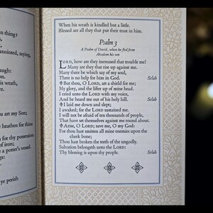 Book of Psalms King James Bible Old Testament Psalter Jesus Christ Christian Catholic Spiritual