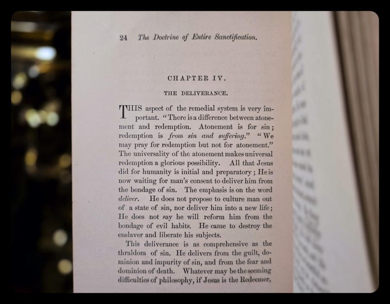 1895 Spiritual Book Enoch Signed Bible Genre Christian Jesus Entire Sanctification Rev W. Jones