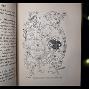 1910 Star People Fairy Tale Book Zodiac Astrology Antique Greek Mythology Book Astronomy Magic Art Artwork