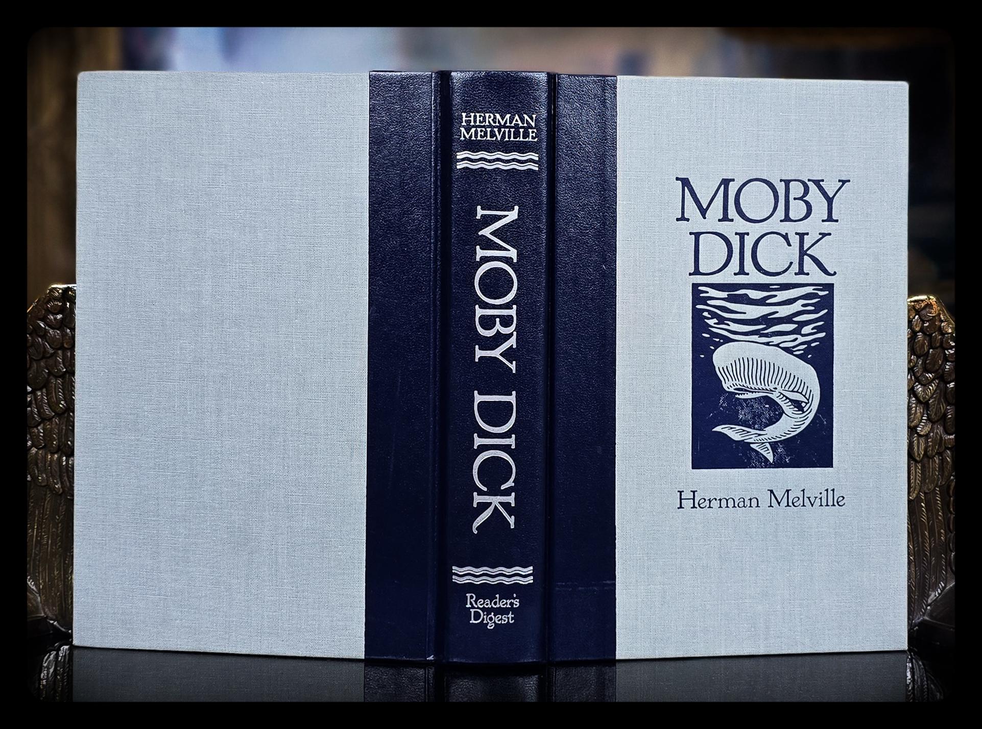 Moby Dick Book 1st Edition Thus Hardcover Herman Melville Maritime