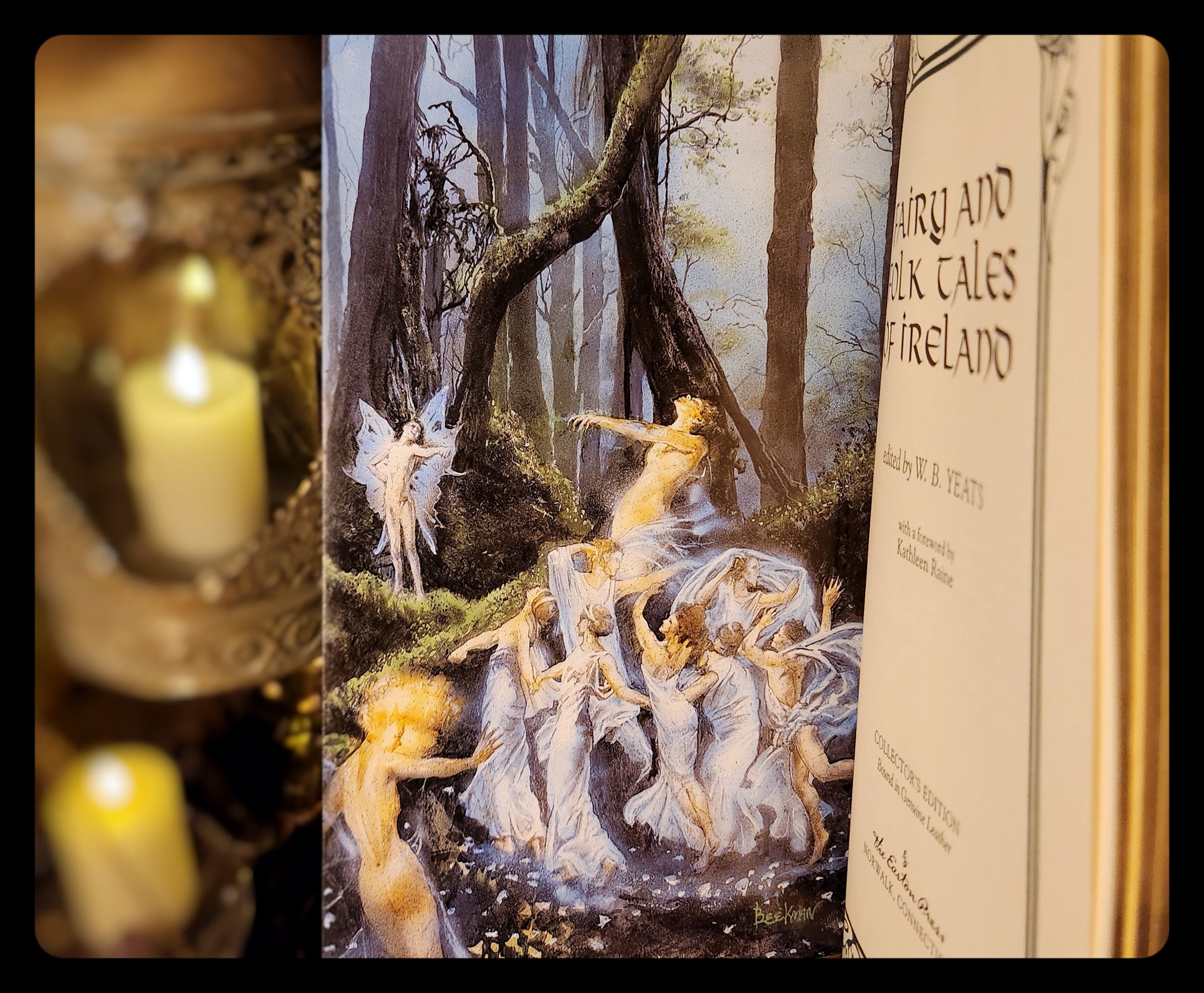 Irish Fairy Tales & Folklore Book: W.B. Yeats, Leather Bound - Etsy