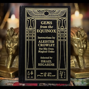 Occult Magic Book Aleister Crowley Equinox Grimoire Metaphysical Esoteric Kabbalah Vintage Alchemy Clairvoyance Blavatsky Israel Regardie