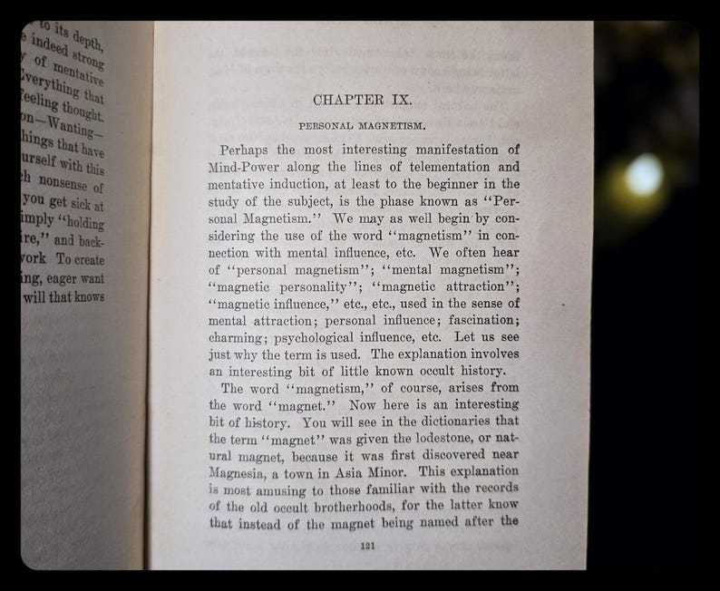Mind Power Occult Self Help Book Manifestation Metaphysical William Atkinson