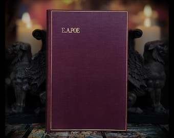 Libro de Edgar Allan Poe de 1909: 1.ª edición británica, poemas y ensayos.