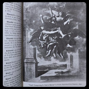 Book of Angels Occult Grimoire Book Magic Spells Metaphysical Angel Astrology