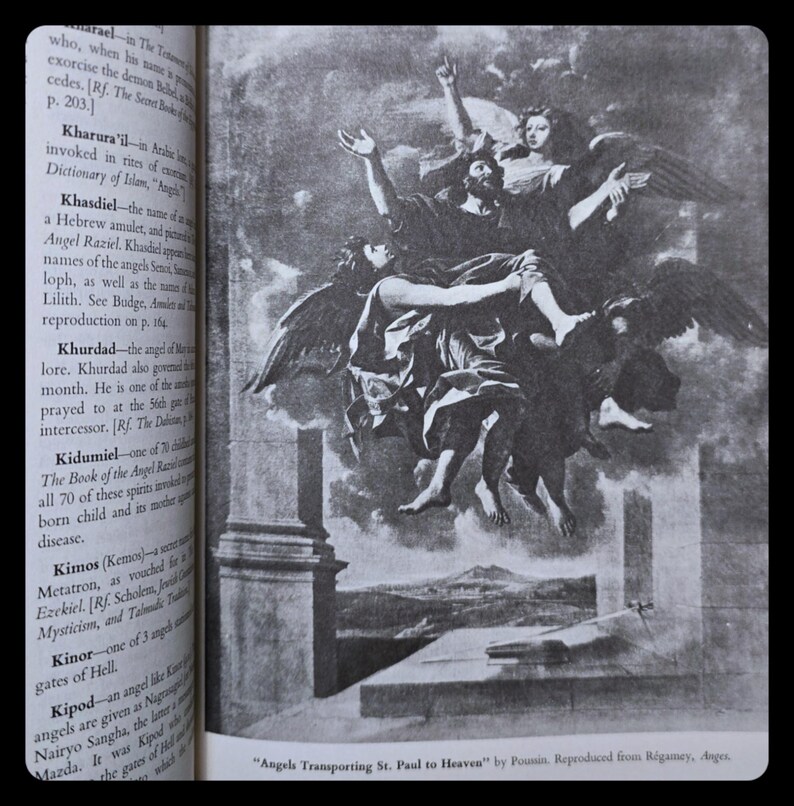 Book of Angels Occult Grimoire Book Magic Spells Metaphysical Angel Astrology