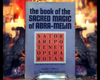SACRED MAGIC Witchcraft Book Grimoire Necromancy Magick "Scarce" Divination Clairvoyance Esoteric Astrology Vintage Gift