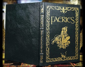 Faeries Book: 1st Edition, Leather Bound, Gold Gilt - Etsy