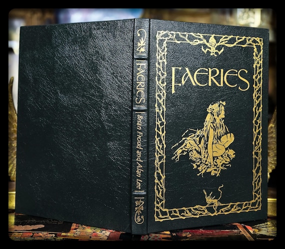 Faeries Book: 1st Edition, Leather Bound, Gold Gilt - Etsy
