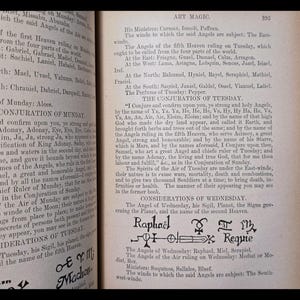 1898 Art Magic Spiritism Occult Book Witchcraft Freemasonry Astrology Magic Grimoire