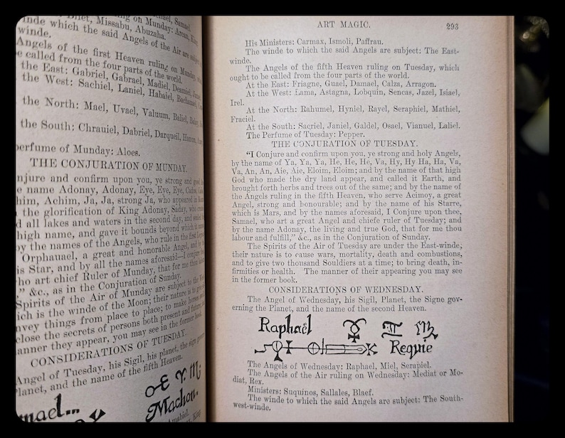 1898 Art Magic Spiritism Occult Book Witchcraft Freemasonry Astrology Magic Grimoire