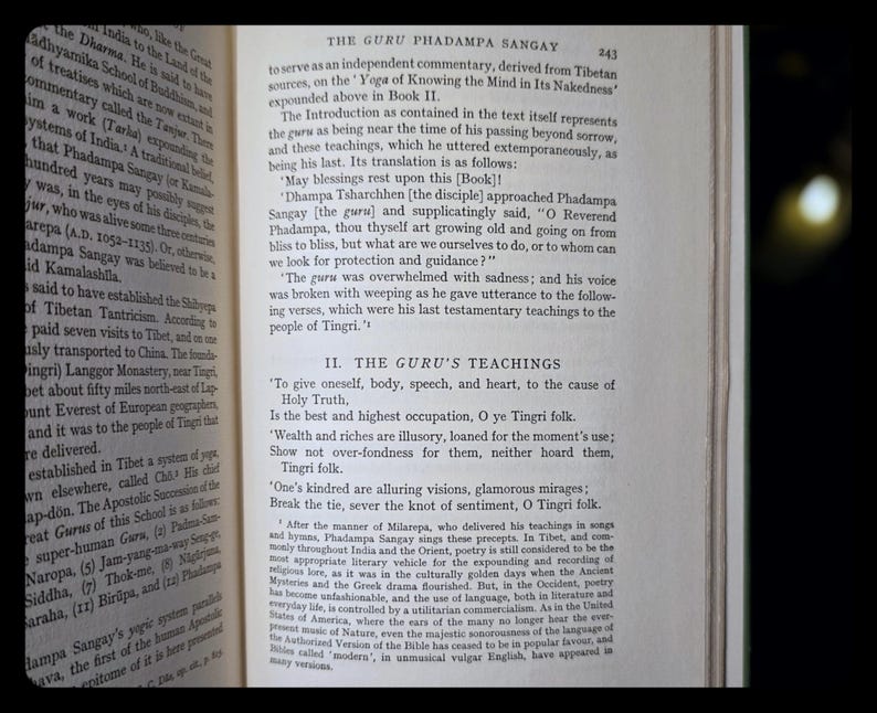 1954 Tibetan Book of Liberation Astrology Metaphysical Self Help Buddhism Occult