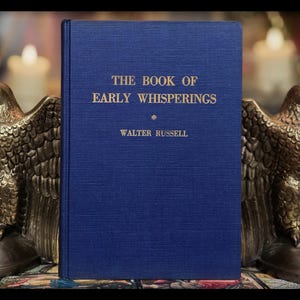 EARLY WHISPERINGS SIGNED Metaphysical Occult Spiritual Book Antique Vintage Esoteric Art Artwork Soul Spirituality Angel Angels Gift