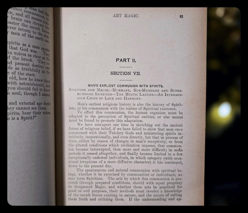 1898 Art Magic Spiritism Occult Book Witchcraft Freemasonry Astrology Magic Grimoire