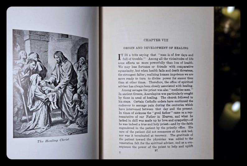 1938 Occult Health and Healing Rosicrucian Metaphysical Book Spiritual Astrology Vintage