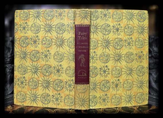 1947 Grimm's Fairy Tales Book: Antique Illustrated Edition - Etsy