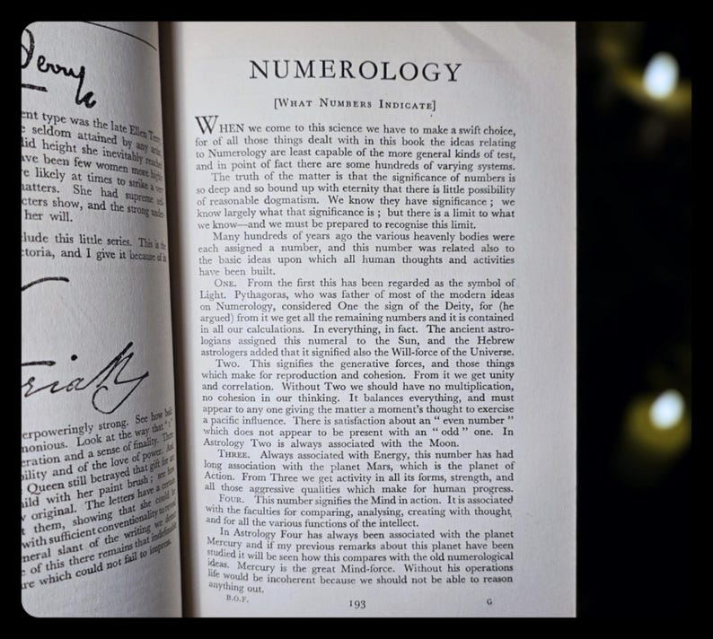 1938 Everybody's Book of Fate and Fortune Occult Astrology Numerology Metaphysical Herbal Lore