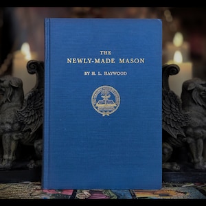 FREEMASONRY BOOK SIGNED By Grand High Priest Masonry The Knights Templars All Seeing Eye Masonic Secret Society Book Vintage Antique Gift