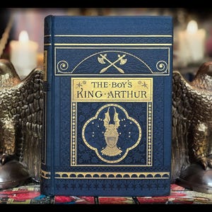 1881 REI ARTHUR Livro O Santo Graal (Muito Raro) Cavaleiros da Távola Redonda Merlin Antigo Vintage Mitologia Livro Presente Excalibur Arte Obra de Arte