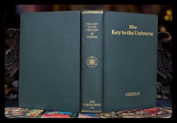 1917 Key to the Universe Book - Antique Numerology, Astrology