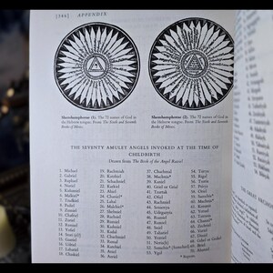 Book of Angels Occult Grimoire Book Magic Spells Metaphysical Angel Astrology