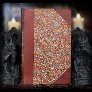 1882 Lancashire Witches Book: Antique Witchcraft, Necromancy & Spells