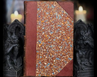 1882 Lancashire Witches Book: Antique Witchcraft, Necromancy & Spells