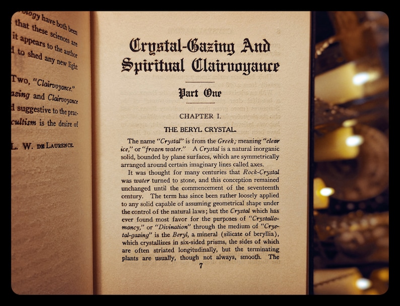 SPIRITUAL CLAIRVOYANCE Astrology "Very Rare" Angelic Invocation Antique Vintage Magic Book Occult Science Divination Esoteric Book