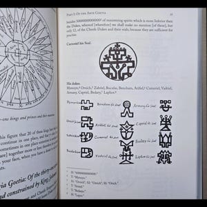 Lesser Key of Solomon Occult Grimoire, Magick Book Necromancy Witchcraft