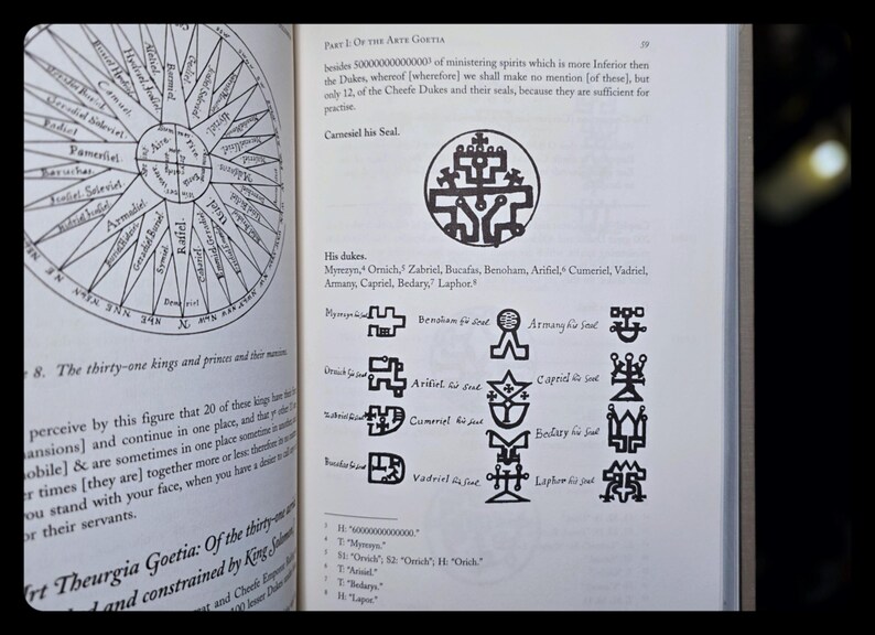 Lesser Key of Solomon Occult Grimoire, Magick Book Necromancy Witchcraft