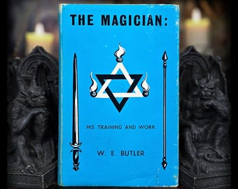 1963 The Magician Occult Book Magic Metaphysical Guide Kundalini The Kaballah Vintage Occultism W. E. Butler