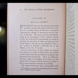 1895 Spiritual Book Enoch Signed Bible Genre Christian Jesus Entire Sanctification Rev W. Jones