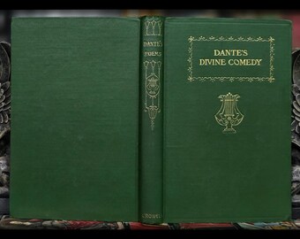 1897 Dante's Divine Comedy, First Edition, Illustrated, Victorian