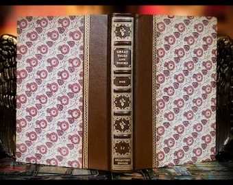 1951 Edgar Allan Poe Book: Rare Antique Poems & Tales
