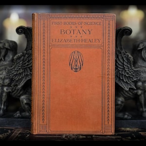 1922 Botany Book Apothecary Botanical Art Antique Vintage Plant Flower Identification Artwork Gardening Nature Gift Organic Off Grid
