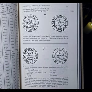 Lesser Key of Solomon Occult Grimoire, Magick Book Necromancy Witchcraft