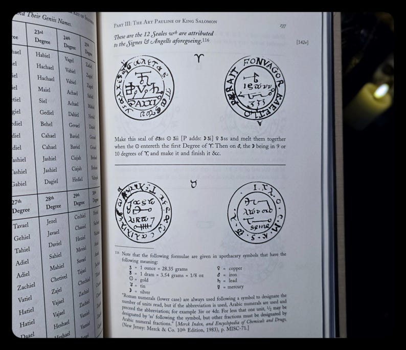Lesser Key of Solomon Occult Grimoire, Magick Book Necromancy Witchcraft