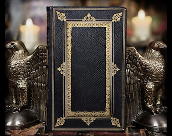1858 Holy Prayer Book Spiritual Psalms of David Antique Bible Collectors Christian Catholic Religious