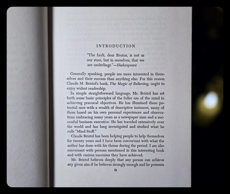 Magic of Believing Occult Metaphysical Book Tesla Vintage Self Help Mental Alchemy Telepathy Rosicrucian Psychology