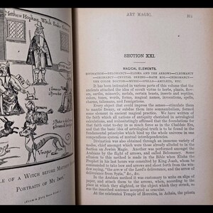 1898 Art Magic Spiritism Occult Book Witchcraft Freemasonry Astrology Magic Grimoire