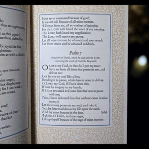 Book of Psalms King James Bible Old Testament Psalter Jesus Christ Christian Catholic Spiritual
