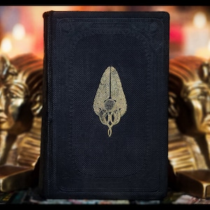 1859 Ancient Egypt Book Pillar of Fire Astrology Egyptian Mythology Antique Vintage Victorian Novel Occult Book Metaphysical Book Magic