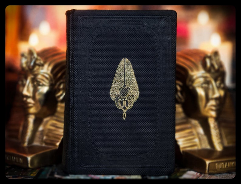 1859 Ancient Egypt Book Pillar of Fire Astrology Egyptian Mythology Antique Vintage Victorian Novel Occult Book Metaphysical Book Magic