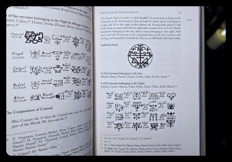 Lesser Key of Solomon Occult Grimoire, Magick Book Necromancy Witchcraft