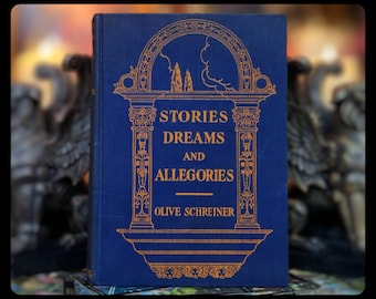 1923 Metaphysical Book DREAMS & ALLEGORIES Angels Mysticism The Soul Heaven Antique Vintage Esoteric Book Angel Occult
