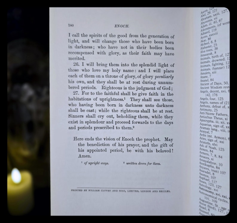 Book of Enoch Ethiopian Bible Astrology Angels Sorcery Divination Occult Spiritual